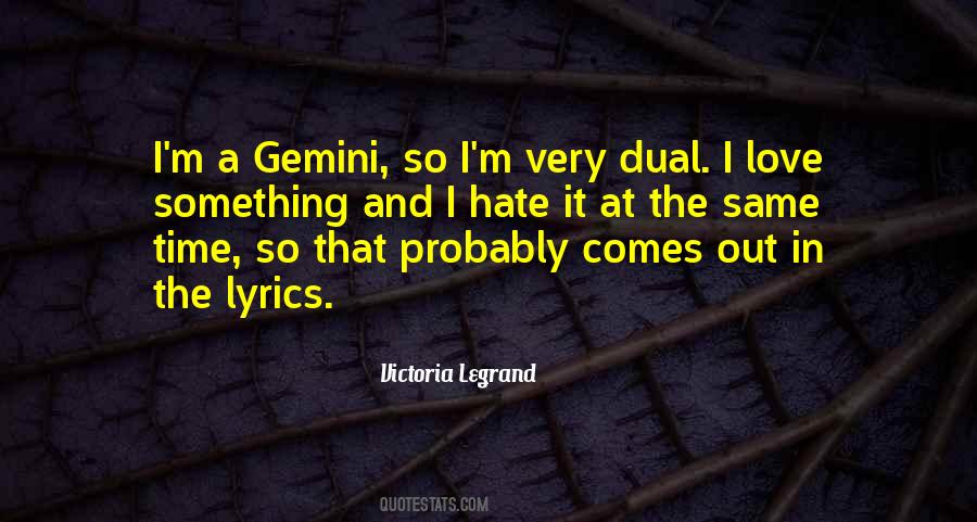 Quotes About Gemini #1524545