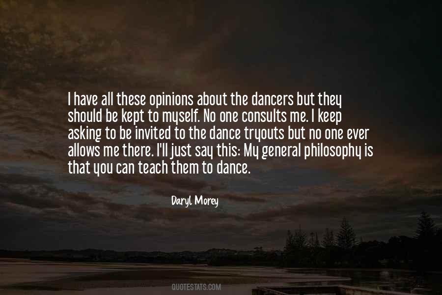 Quotes About Dancers #1204783