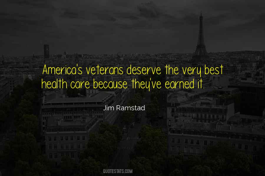 Veterans Care Quotes #1521563
