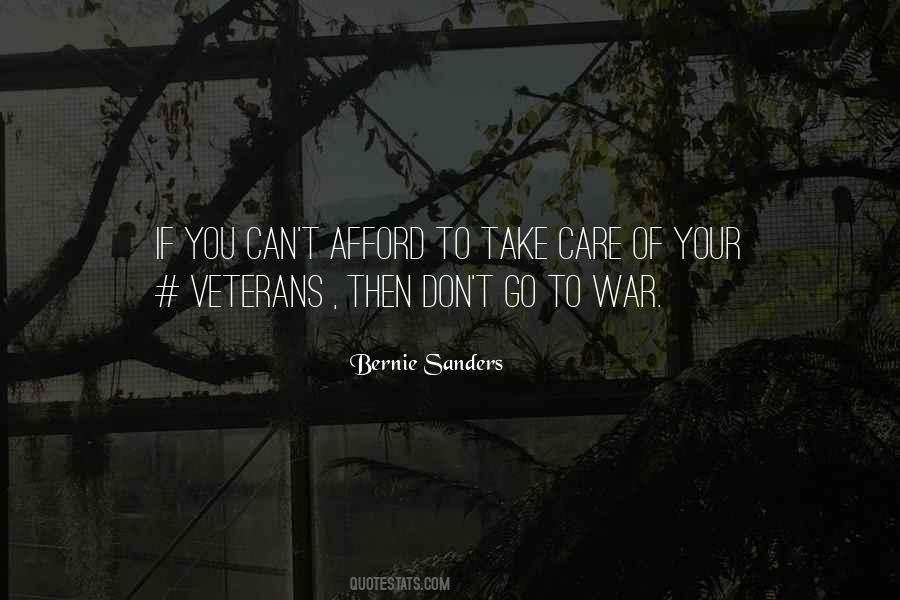 Veterans Care Quotes #709706