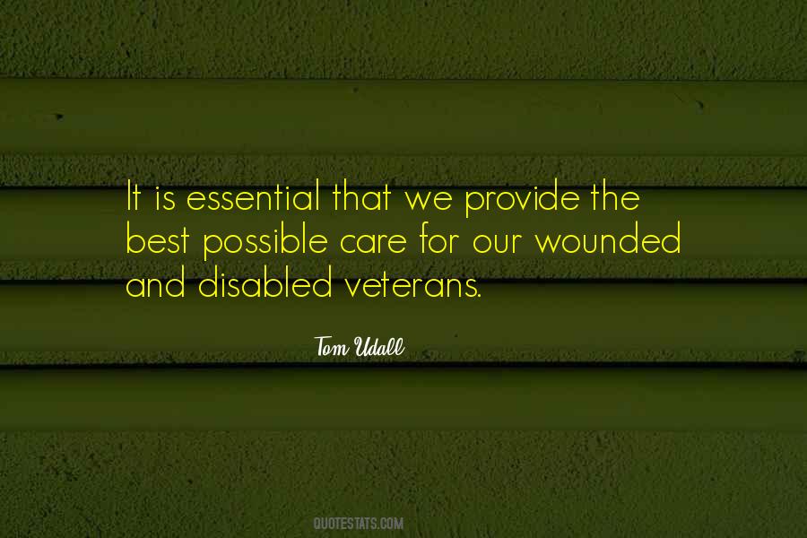 Veterans Care Quotes #768207