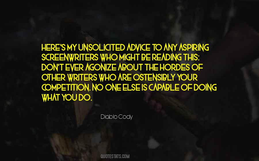 Quotes About Screenwriters #1130831