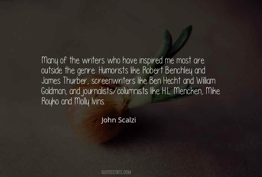 Quotes About Screenwriters #942776