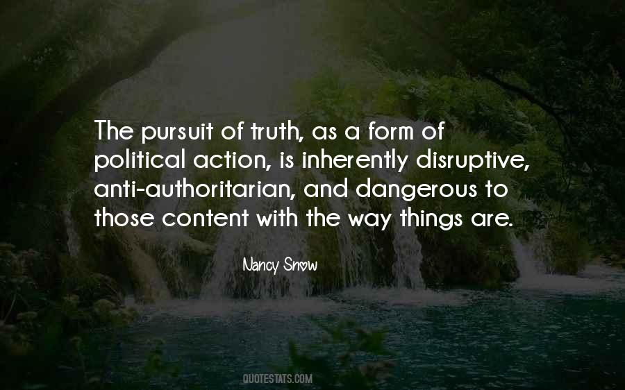 Quotes About The Pursuit Of Truth #1864650