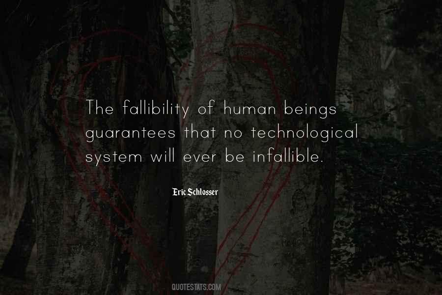 Quotes About Fallibility #178350