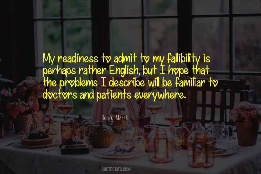 Quotes About Fallibility #971345
