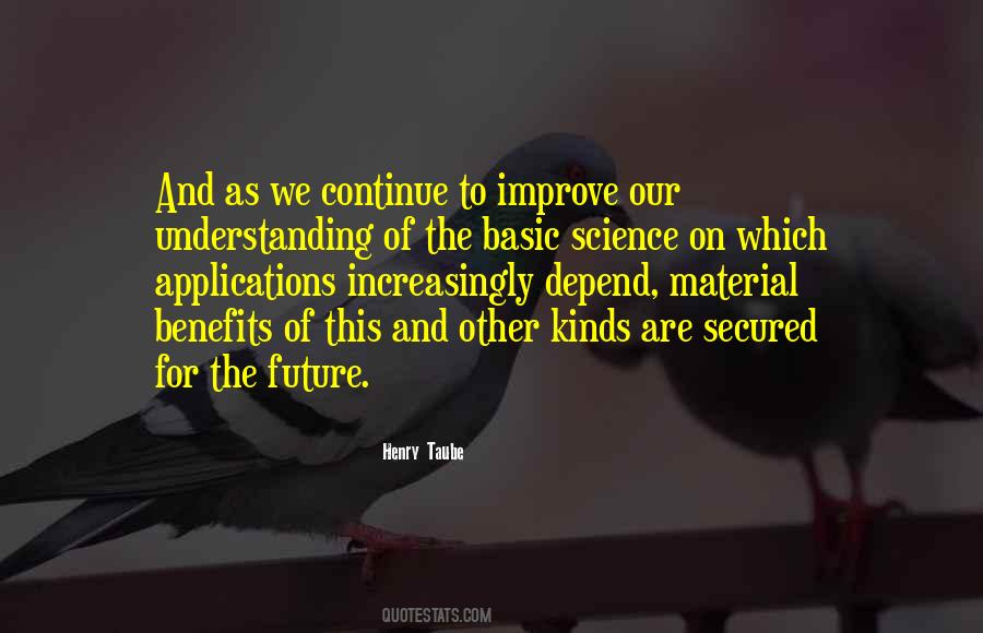 Quotes About Benefits Of Science #1141255