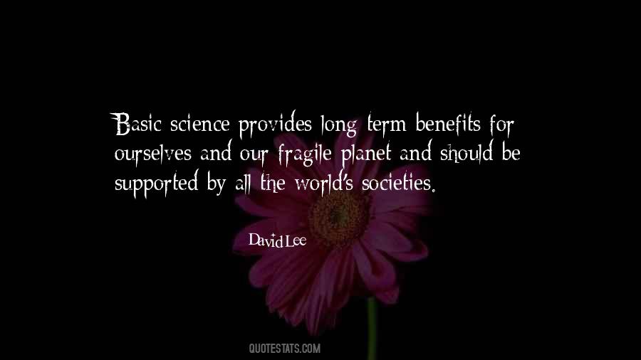 Quotes About Benefits Of Science #1594300