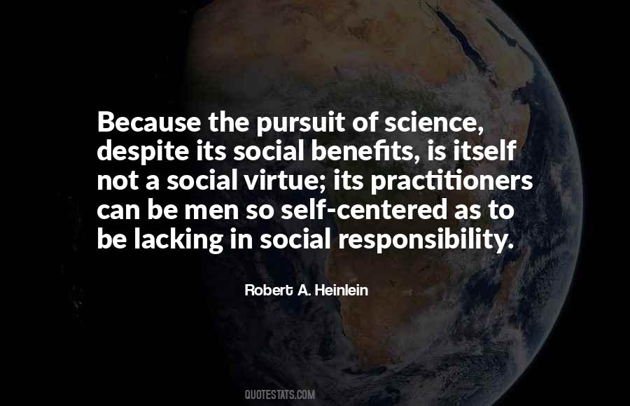 Quotes About Benefits Of Science #516040