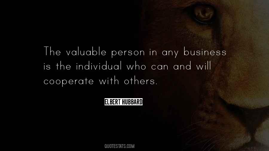 Quotes About Valuable Person #1604705