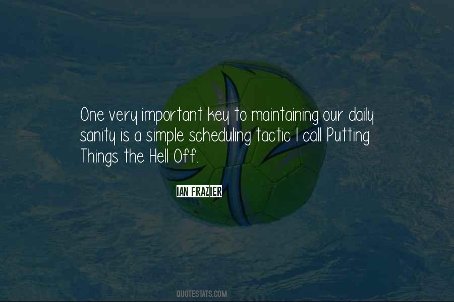 Not Scheduling Quotes #107363