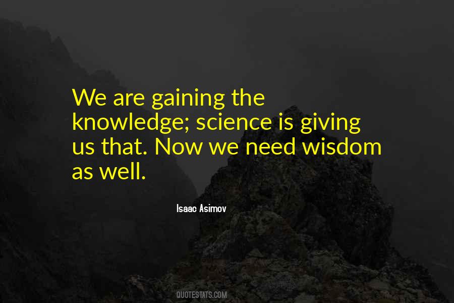 Quotes About Gaining Wisdom #400350