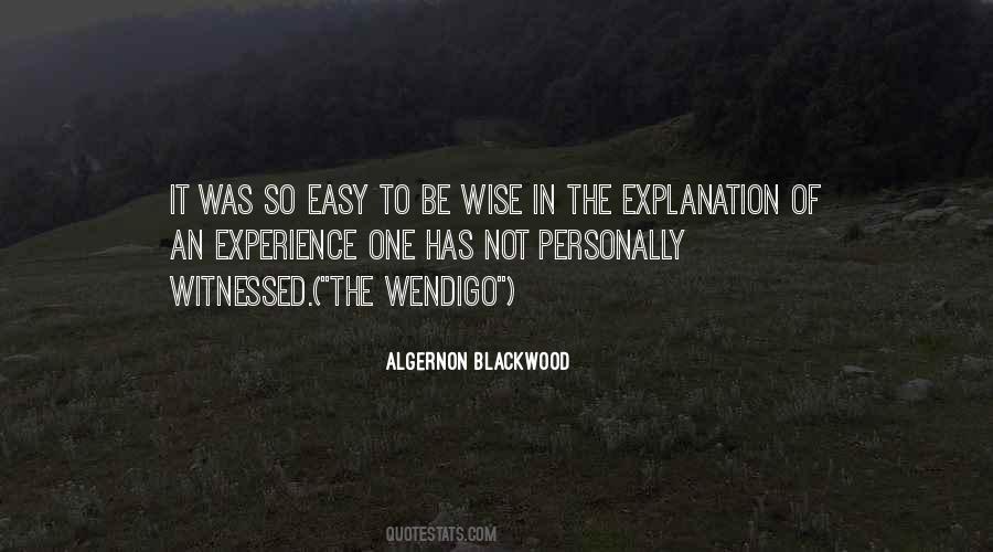 Quotes About An Experience #1126855