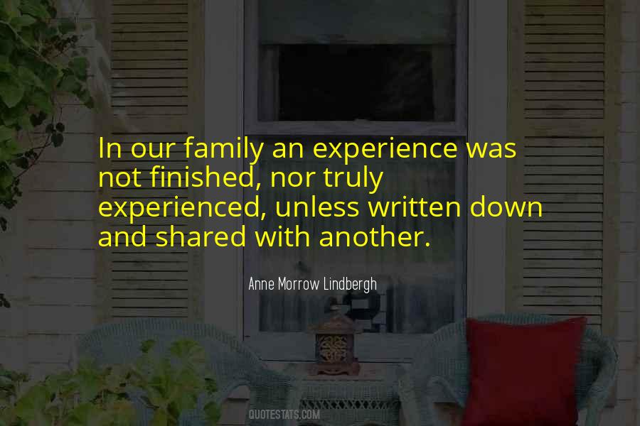 Quotes About An Experience #1203546