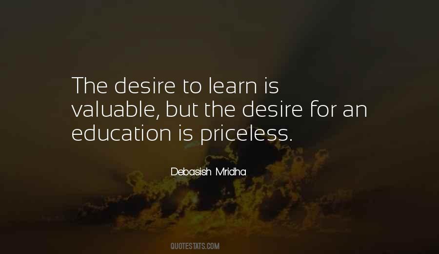 Quotes About The Desire To Learn #780700
