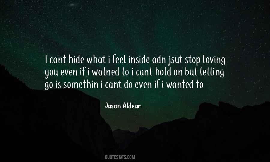 Quotes About What You Feel Inside #31174