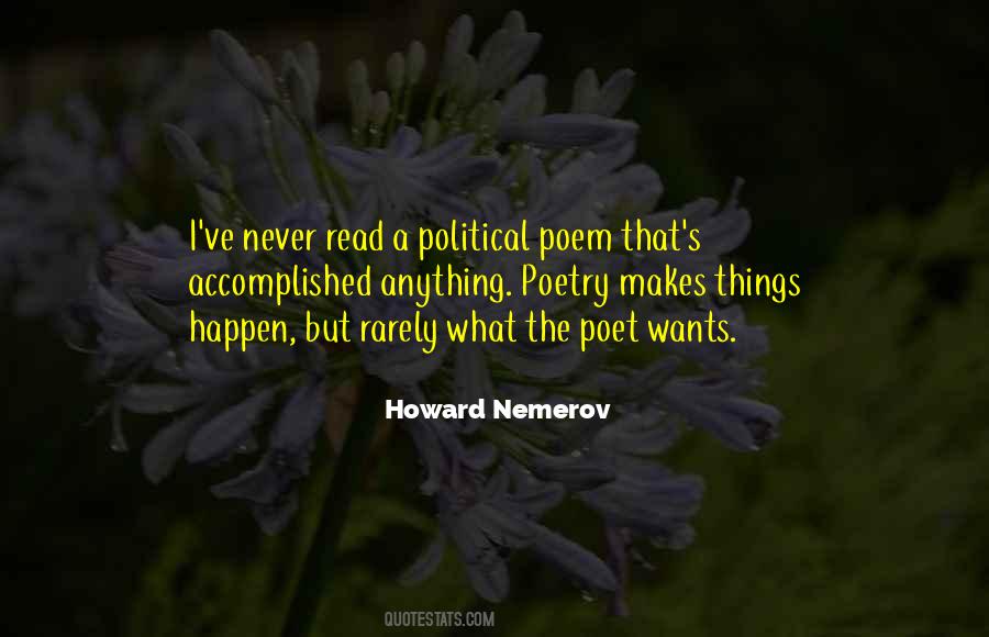 Poem Poetry Poet Quotes #1868554