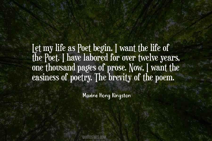 Poem Poetry Poet Quotes #260631