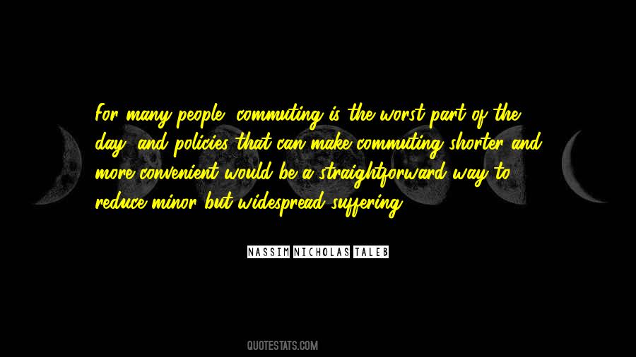 Quotes About Commuting #958478