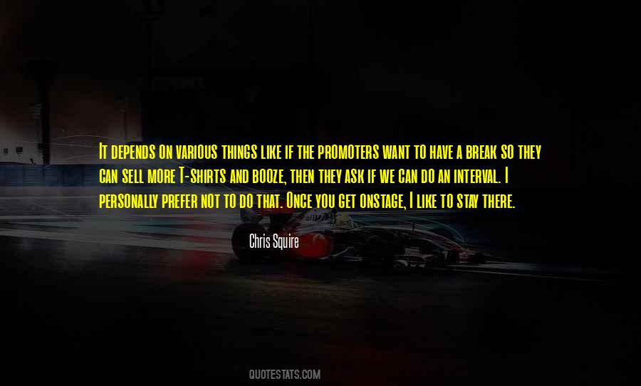 Quotes About Promoters #918786