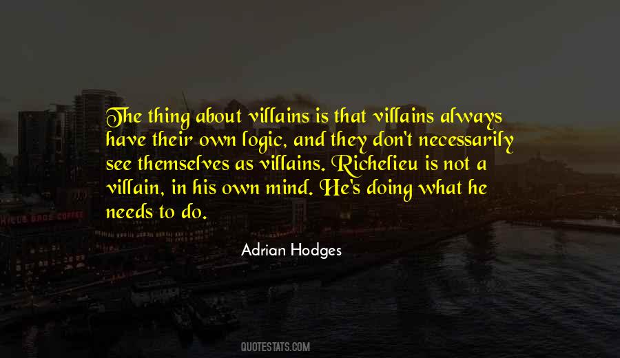 A Villain Quotes #1809713