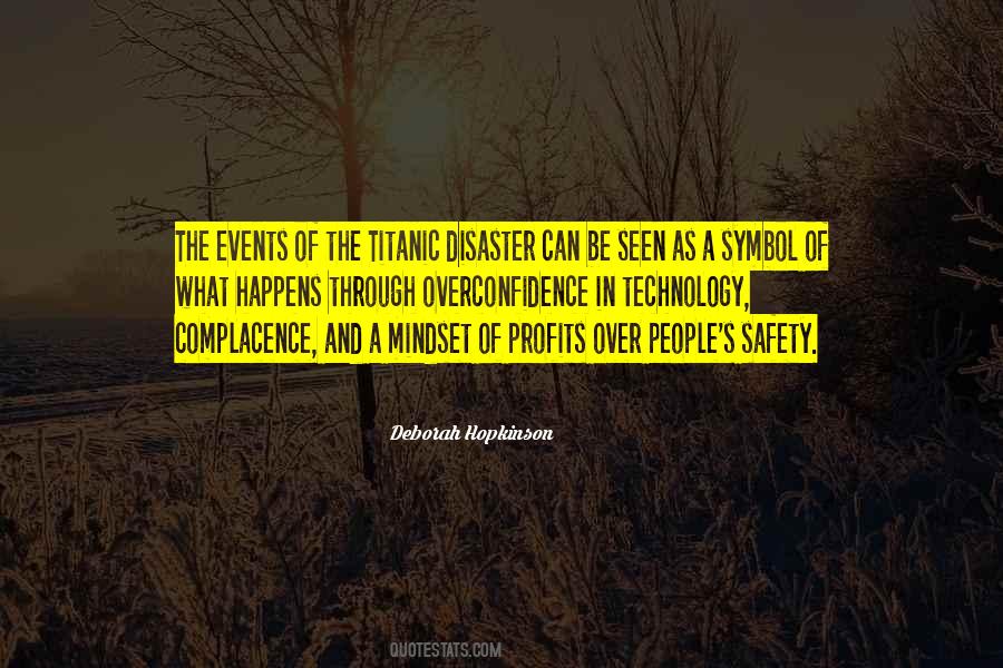 Quotes About Titanic Disaster #1758795