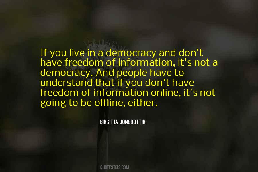 Quotes About Online And Offline #91440