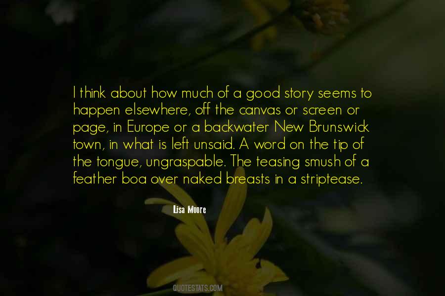 The Tip Of My Tongue Quotes #1190553