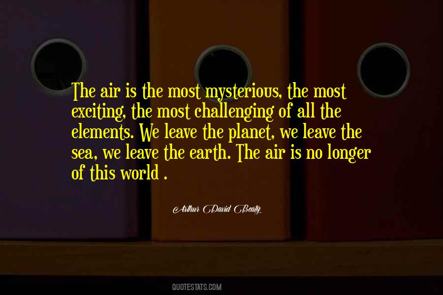 Quotes About Mysterious World #770611