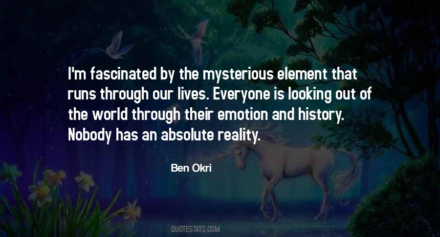 Quotes About Mysterious World #994778