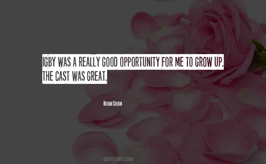 Quotes About Opportunity To Grow #525627