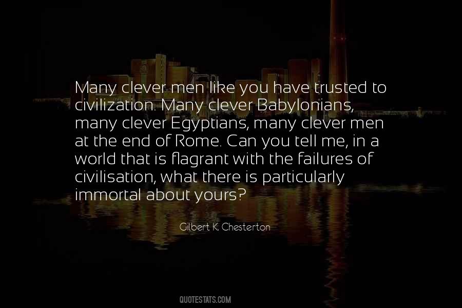 End Of Civilization Quotes #1570622