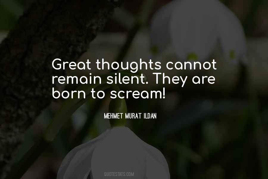 Silent Thoughts Quotes #976145