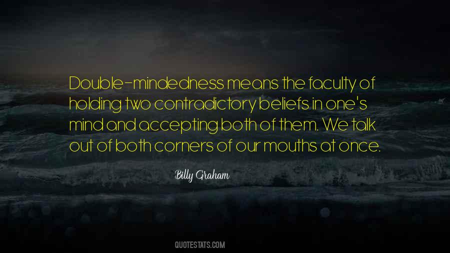 Quotes About Double Mindedness #1015820