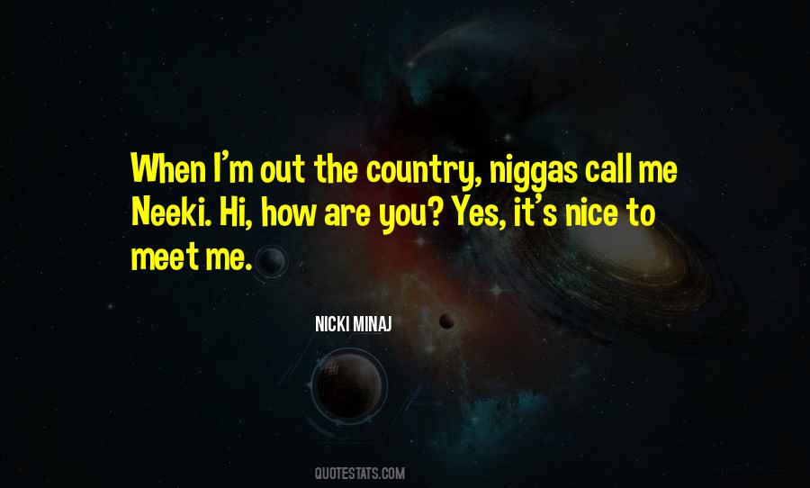 Quotes About Nice To Meet You #1233393
