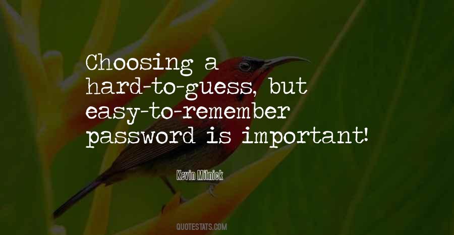 Your Password Quotes #1043582