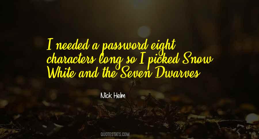 Your Password Quotes #1359873