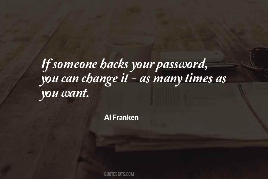 Your Password Quotes #300750