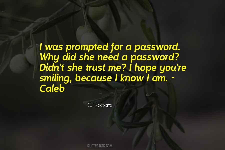Your Password Quotes #803943