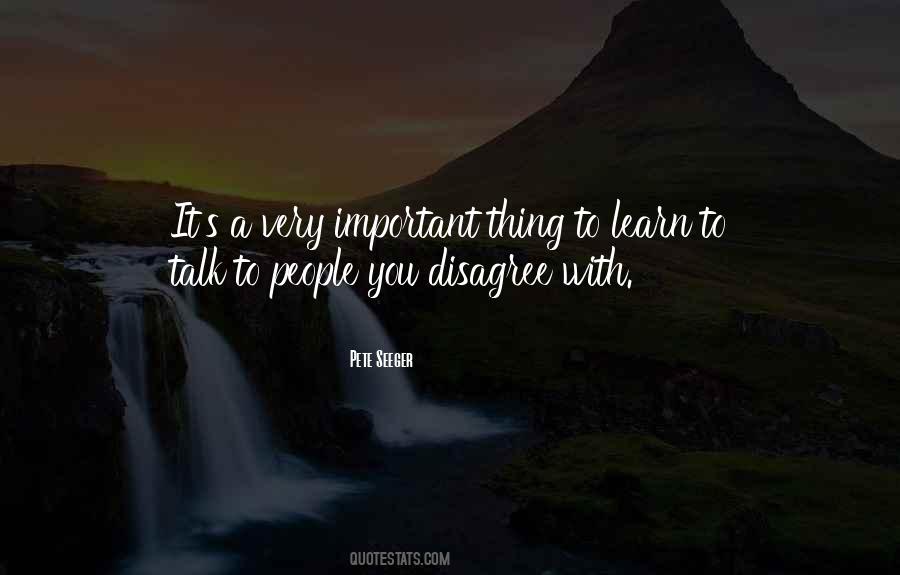 Talk To People Quotes #1040581