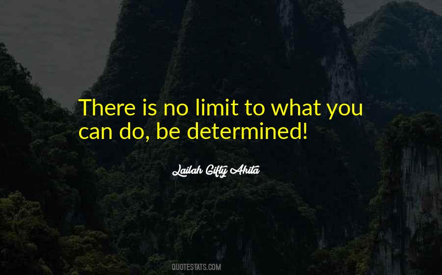 Be Determined Quotes #1330623