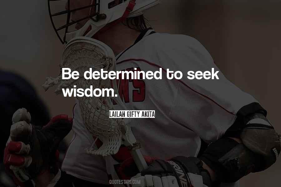 Be Determined Quotes #256846