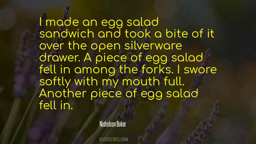 Quotes About Silverware #1377174