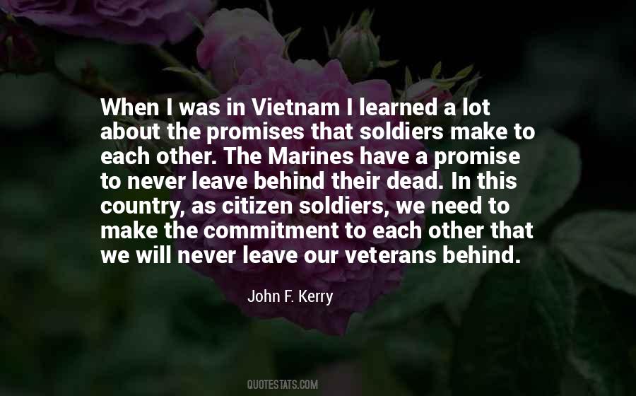 Quotes About Vietnam Veterans #356323