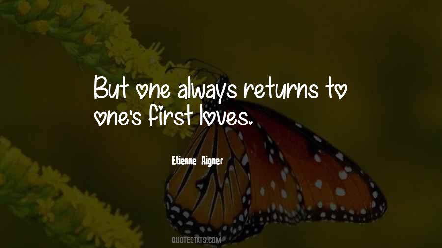 Quotes About Returns #1194937