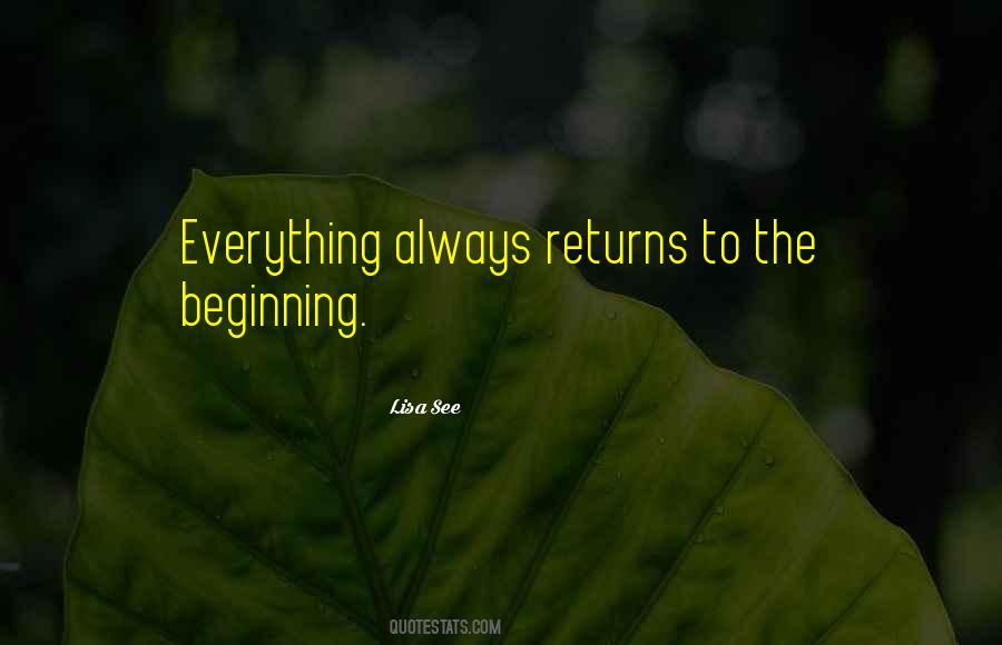 Quotes About Returns #1341320