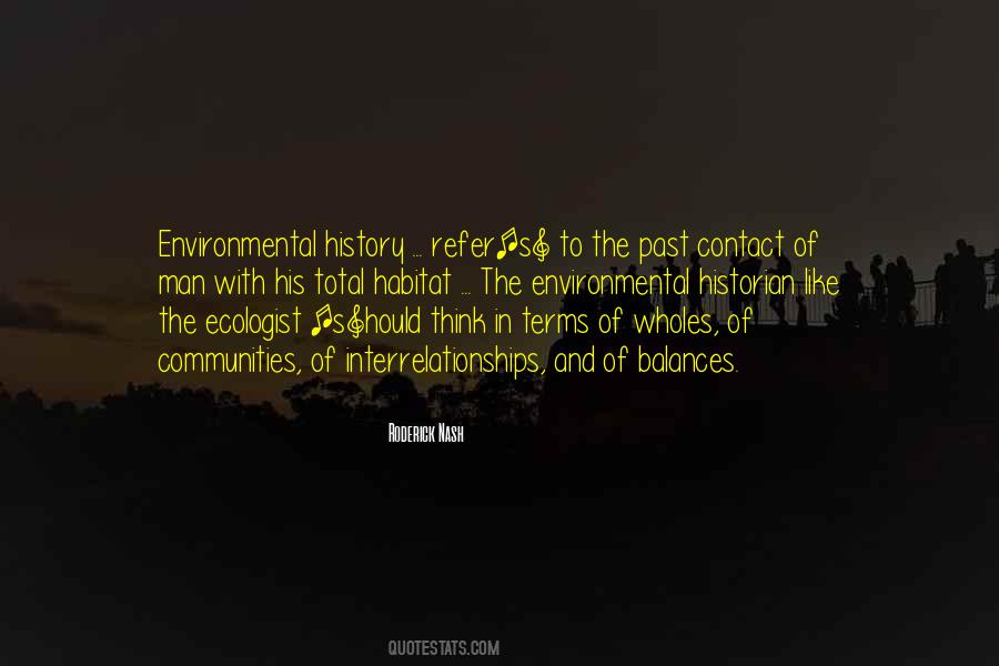 Environmental History Quotes #3195