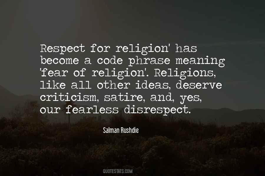 Quotes About Disrespect #1822398