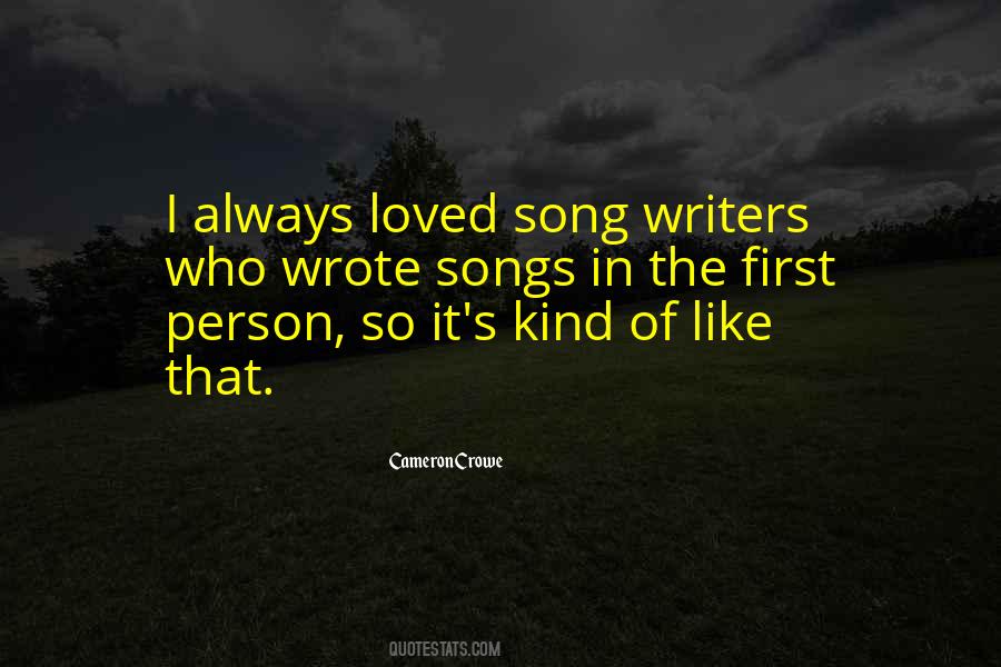 Song Writers Quotes #1258714