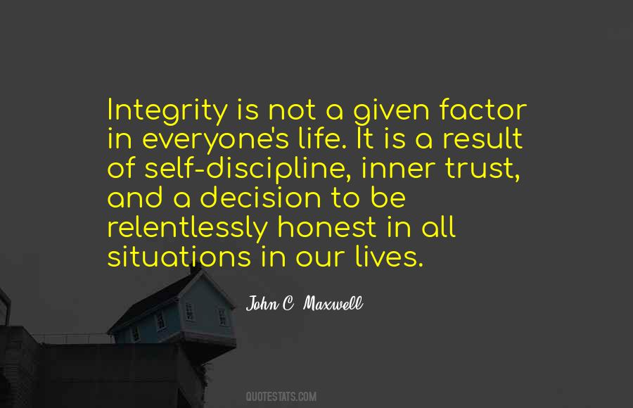 Quotes About Integrity And Trust #1826219